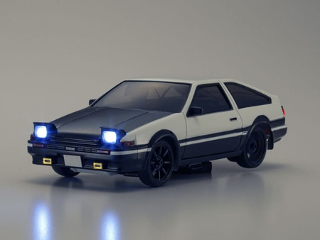 FIRST MINI-Z INITIAL D TOYOTA SPRINTER TRUENO AE86 w/Carbon WH/BK 66617A