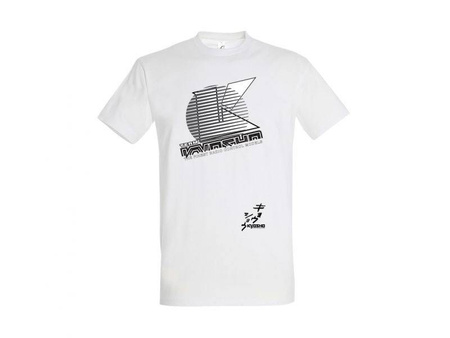 Kyosho T-Shirt K-Circle 22 (Biały, Rozmiar L) 88023L