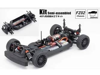 Radio Controlled Electric Powered 4WD Touring Car FAZER Mk2 FZ02 Chassis Kit 34461