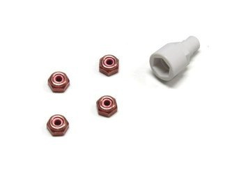 Color Nylon Nut Red MZW13R