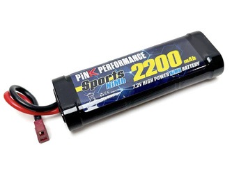 Pink Performance Sports NiMh NIMH 7.2V-2200 mAh (DEANS) PP2-2200D