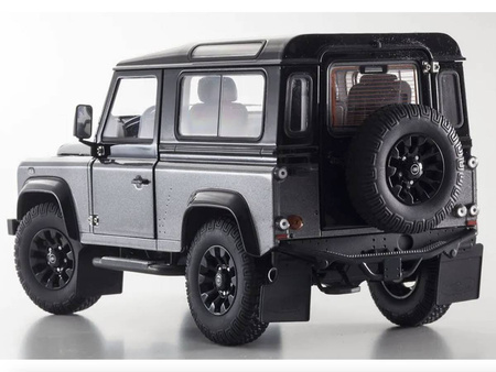 1:18 KYOSHO Land Rover Defender 90 Autobiography Corris Grey / Santorini Black (KS08901CGR)