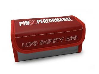 Pink Performance LiPo Battery Safety Bag (Rozmiar L - 200x90x90mm) PP0-LB001L