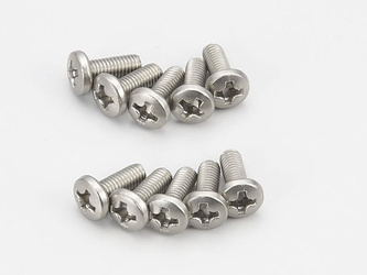 Zestaw śrubek Bind Screw (Titanium/M3x8/10 szt.) 1-S03008T