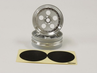 Felgi przednie (Satin Chrome/2pcs/Tomahawk) SCH007SCB