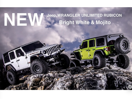 MINI-Z 4x4 readyset JeepⓇ Wrangler Unlimited Rubicon White 32536W