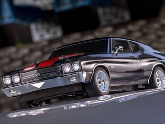 1:10 4WD FAZER Mk2 FZ02L 1970 Chevy® Chevelle® SS™ 454 LS6 Tuxedo Black 34416T2B