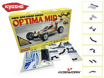 1/10 EP 4WD Racing Buggy Kit OPTIMA MID (Koswork Edition) 30622E