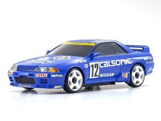 MINI-Z AWD CALSONIC SKYLINE R32 GT-R 1990 #12 Readyset 32618CS