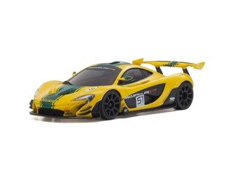 MINI-Z RWD McLaren P1 GTR Żółty/Zielony Readyset RTR 32324YG