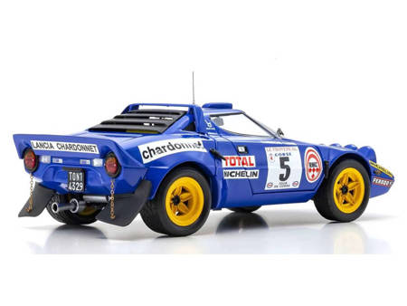 1:18 KYOSHO ORIGINAL Lancia Stratos HF 1976 Tour de Corse #5 (KS08130C)