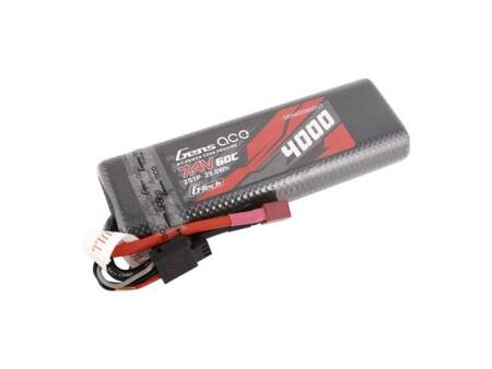 Gensace Bashing LiPo 2S 7.4V-4000-60C (Deans) 139x47x23mm 225g G-Tech GE3-4000-2DGT