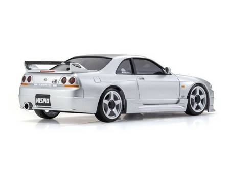 MINI-Z AWD NISSAN SKYLINE GT-R NISMO (R33) Silver Readyset 32616S