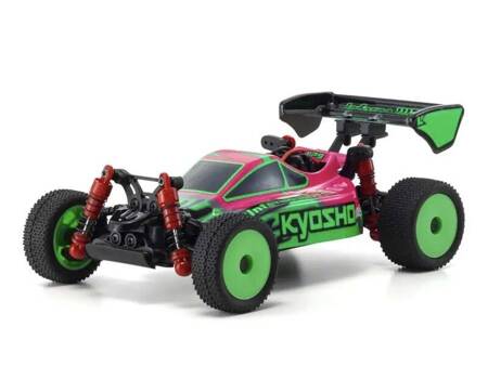 Mini-Z Buggy INFERNO MP9 TKI Różowo/Zielony MB-010 RTR 32093PGR