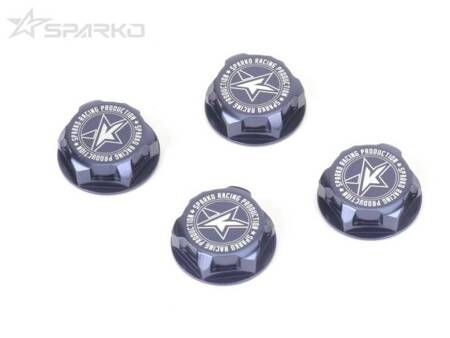 SPARKO F8 7075 17mm Aluminum Covered Serrated Wheel Nut (4 szt.) F84054OP